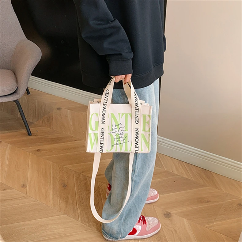 tote bags with custom printed logo plain Custom Sublimation blanks White polyester tote bag canvas shopping bags with logos - Image 3