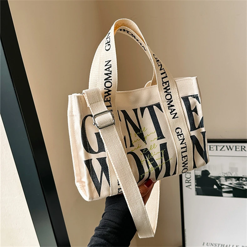 tote bags with custom printed logo plain Custom Sublimation blanks White polyester tote bag canvas shopping bags with logos - Image 5