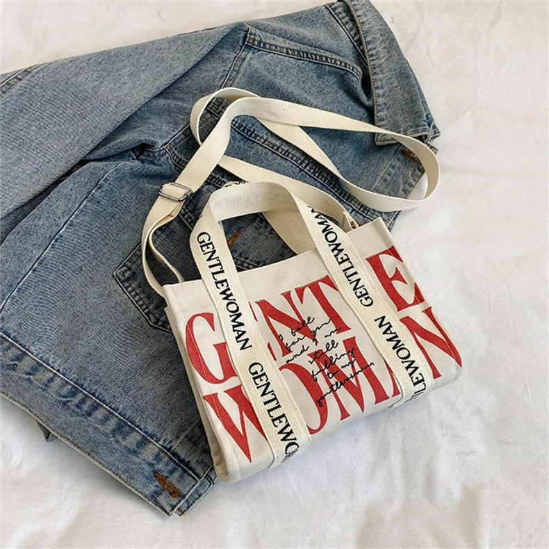 tote bags with custom printed logo plain Custom Sublimation blanks White polyester tote bag canvas shopping bags with logos - Image 7