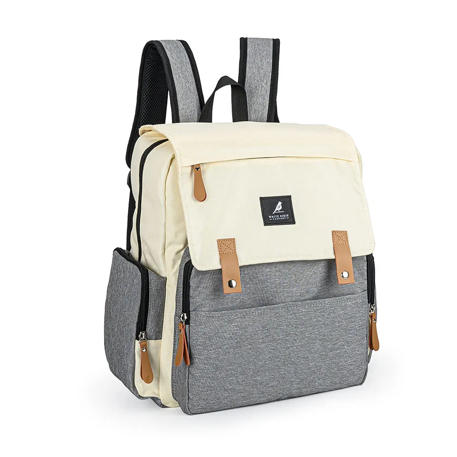 Quilted Designer travel baby diaper bagbackpack with changing station,sublimation diaper bag set,custom luxury diaper bags 2021 - Image 3