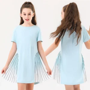 Quick-drying sports dress casual fitness running tennis skirt sport dresses kids children's clothing girls