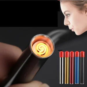 USB blow a blow lighter charging windproof personality ladies and men electronic cigarette lighter phone mount